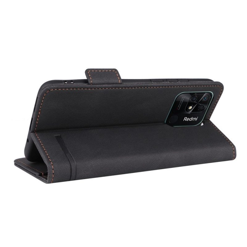 Flip Case Für Xiaomi Redmi 10C Subtile Eleganz