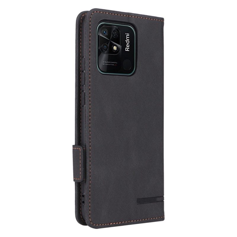 Flip Case Für Xiaomi Redmi 10C Subtile Eleganz