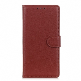 Flip Case Für Xiaomi Redmi 10C Traditionelles Kunstleder