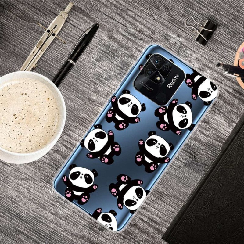 Handyhülle Für Xiaomi Redmi 10C Nahtlose Mehrere Pandas