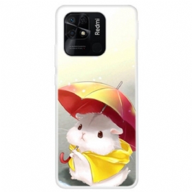 Hülle Für Xiaomi Redmi 10C Hamster Im Regen