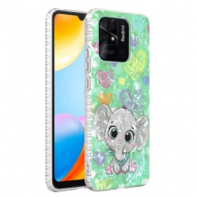 Hülle Für Xiaomi Redmi 10C Stilvoller Elefant