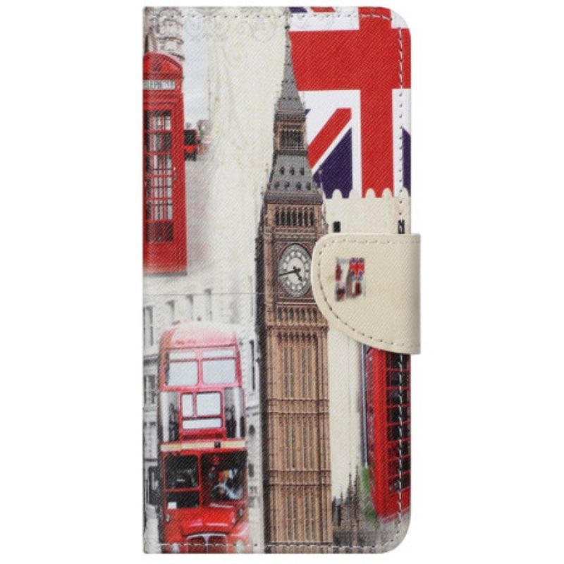 Lederhüllen Für Xiaomi Redmi 10C Londoner Leben