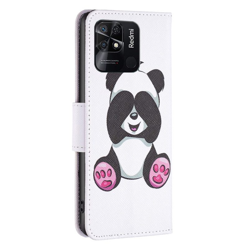 Lederhüllen Für Xiaomi Redmi 10C Panda