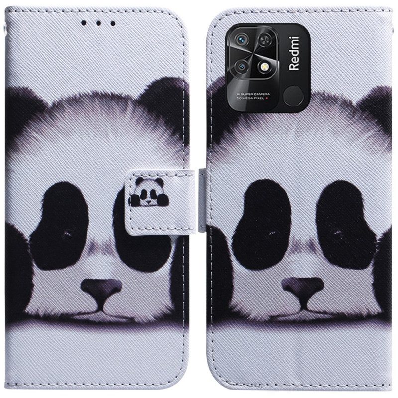 Lederhüllen Für Xiaomi Redmi 10C Panda