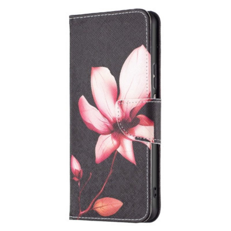 Lederhüllen Für Xiaomi Redmi 10C Pinke Blume