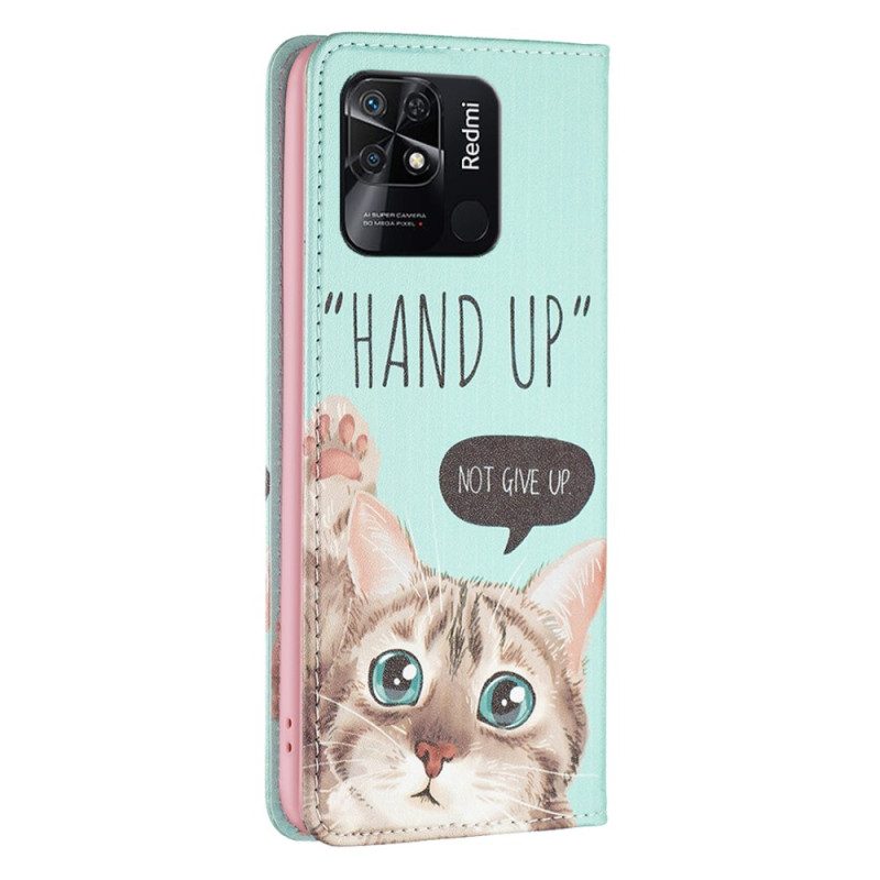 Schutzhülle Für Xiaomi Redmi 10C Flip Case Hand-up