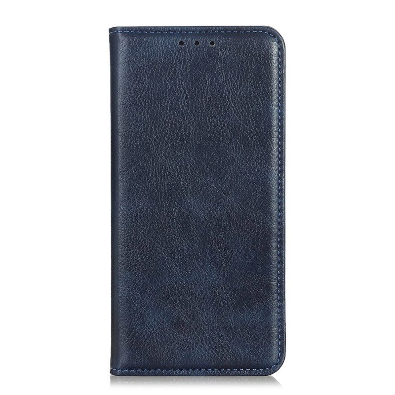 Schutzhülle Für Xiaomi Redmi 10C Flip Case Litschi-spaltleder-textur