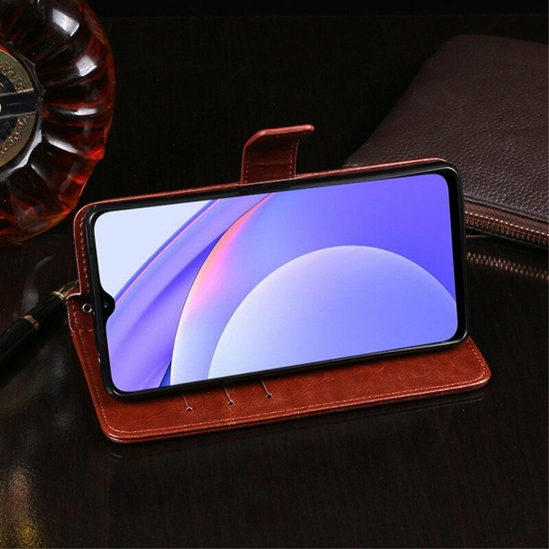 Flip Case Für Xiaomi Redmi 9T Kunstleder Idewei