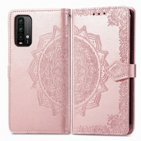 Lederhüllen Für Xiaomi Redmi 9T Mandala-mittelalter