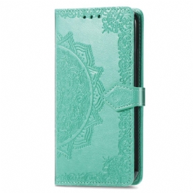 Flip Case Für Vivo Y35 Barock-mandala