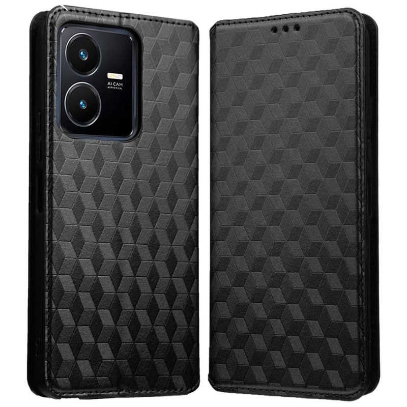 Schutzhülle Für Vivo Y35 Flip Case 3d-textur