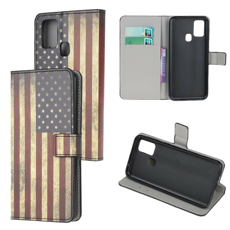 Flip Case Für OnePlus Nord N10 Amerikanische Flagge