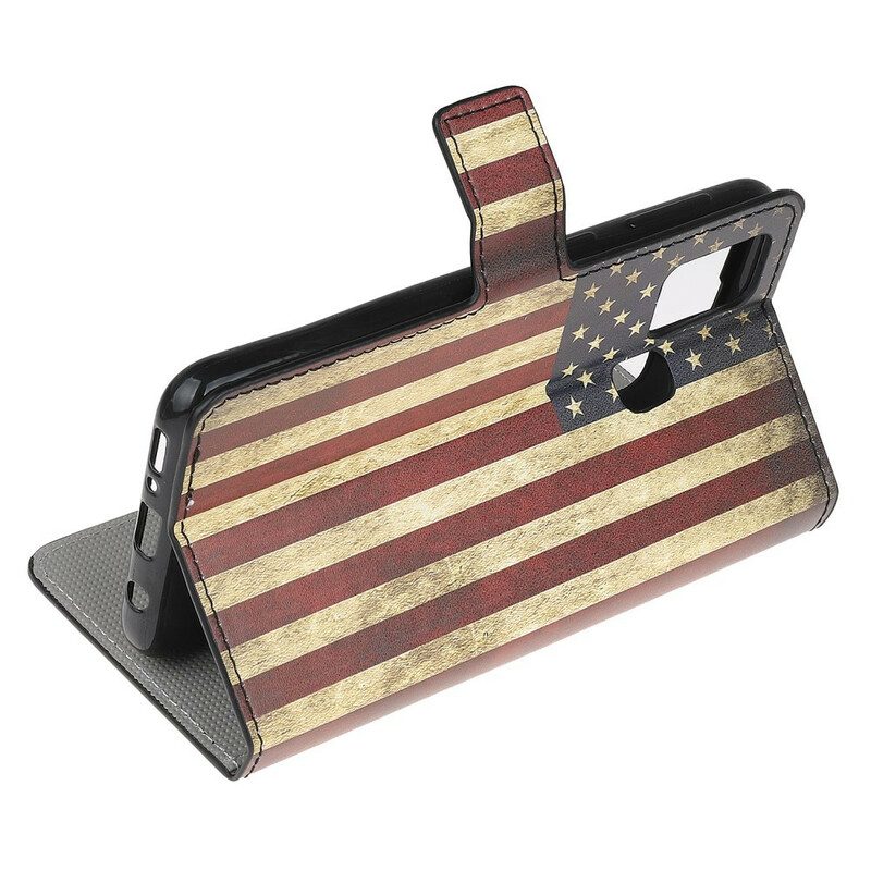 Flip Case Für OnePlus Nord N10 Amerikanische Flagge