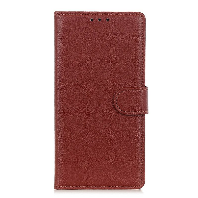 Flip Case Für OnePlus Nord N10 Traditionell Litschi