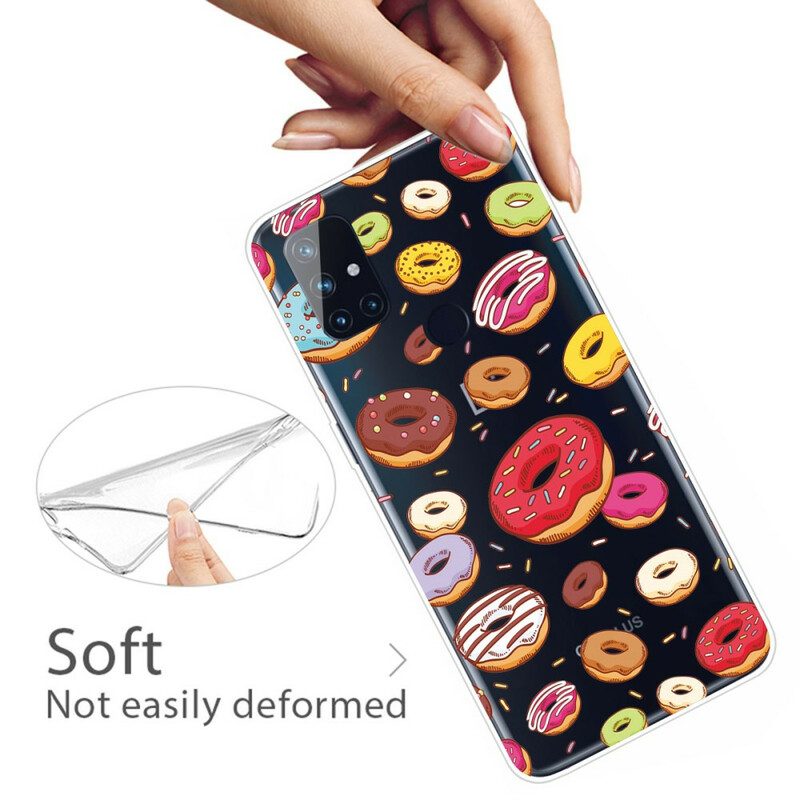 Handyhülle Für OnePlus Nord N10 Ich Liebe Donuts