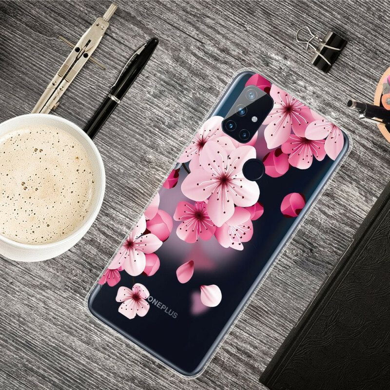 Handyhülle Für OnePlus Nord N10 Kleine Rosa Blumen