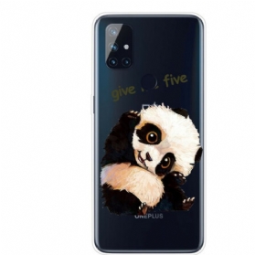 Handyhülle Für OnePlus Nord N10 Nahtloser Panda. Gib Mir Fünf