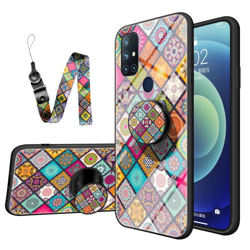 Handyhülle Für OnePlus Nord N10 Patchwork-magnethalter