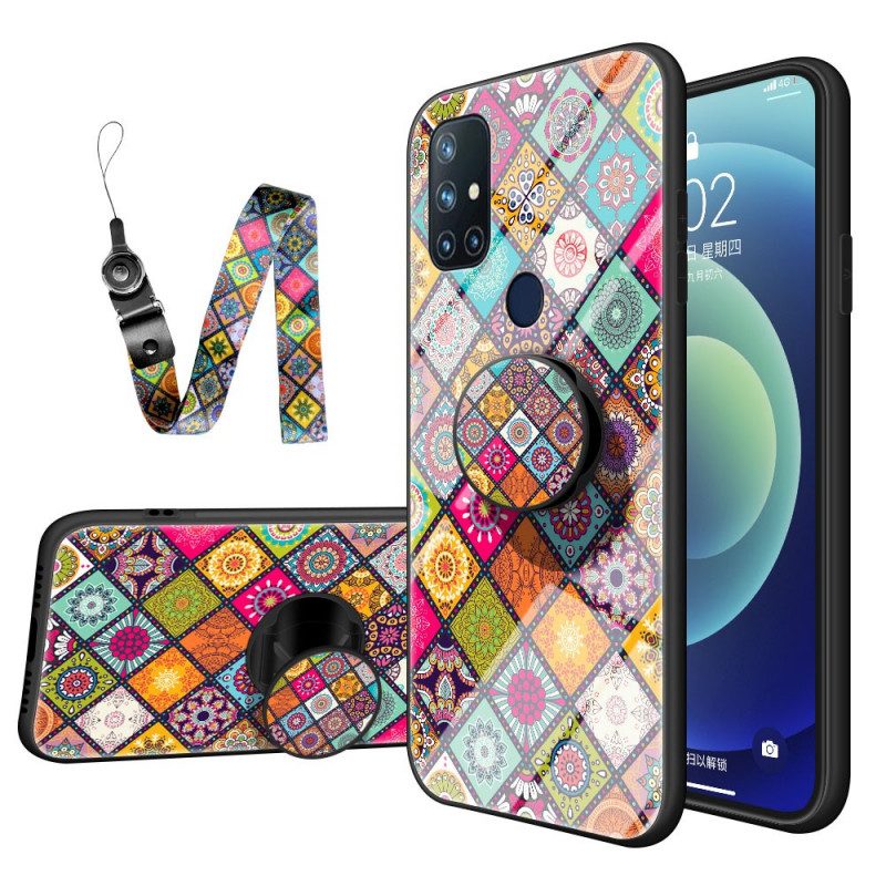 Handyhülle Für OnePlus Nord N10 Patchwork-magnethalter