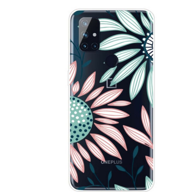 Handyhülle Für OnePlus Nord N10 Transparente Eine Blume