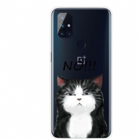 Hülle Für OnePlus Nord N10 Die Katze. Die Nein Sagt