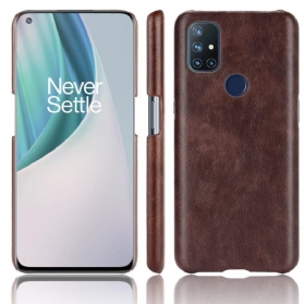 Hülle Für OnePlus Nord N10 Litchi Performance Ledereffekt