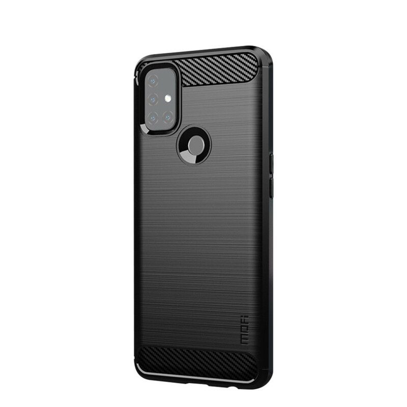 Hülle Für OnePlus Nord N10 Mofi Gebürstete Kohlefaser