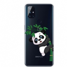 Hülle Für OnePlus Nord N10 Nahtloser Panda Auf Bambus