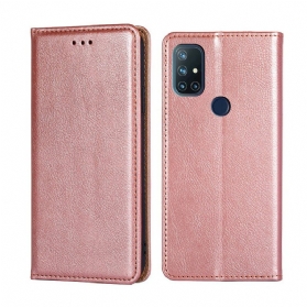 Schutzhülle Für OnePlus Nord N10 Flip Case Feiner Lederstil