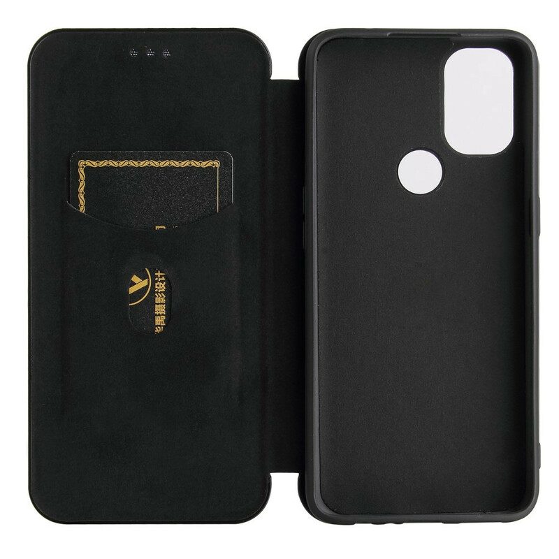 Schutzhülle Für OnePlus Nord N10 Flip Case Kohlefaser