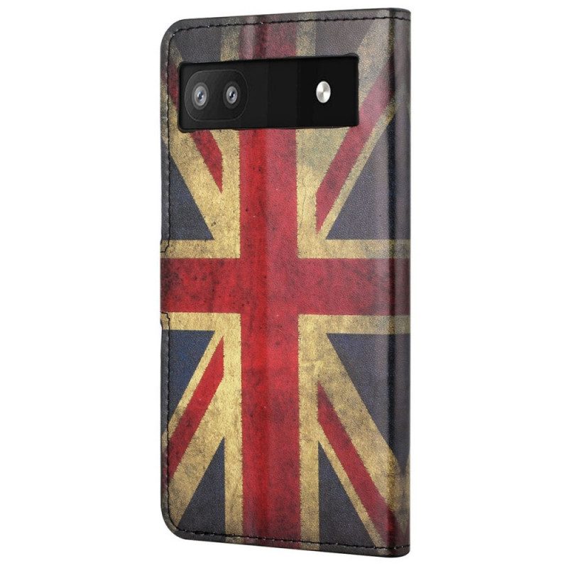 Flip Case Für Google Pixel 6A Englische Flagge