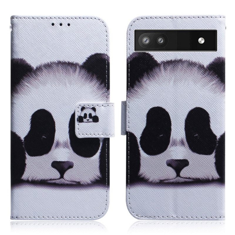 Flip Case Für Google Pixel 6A Panda