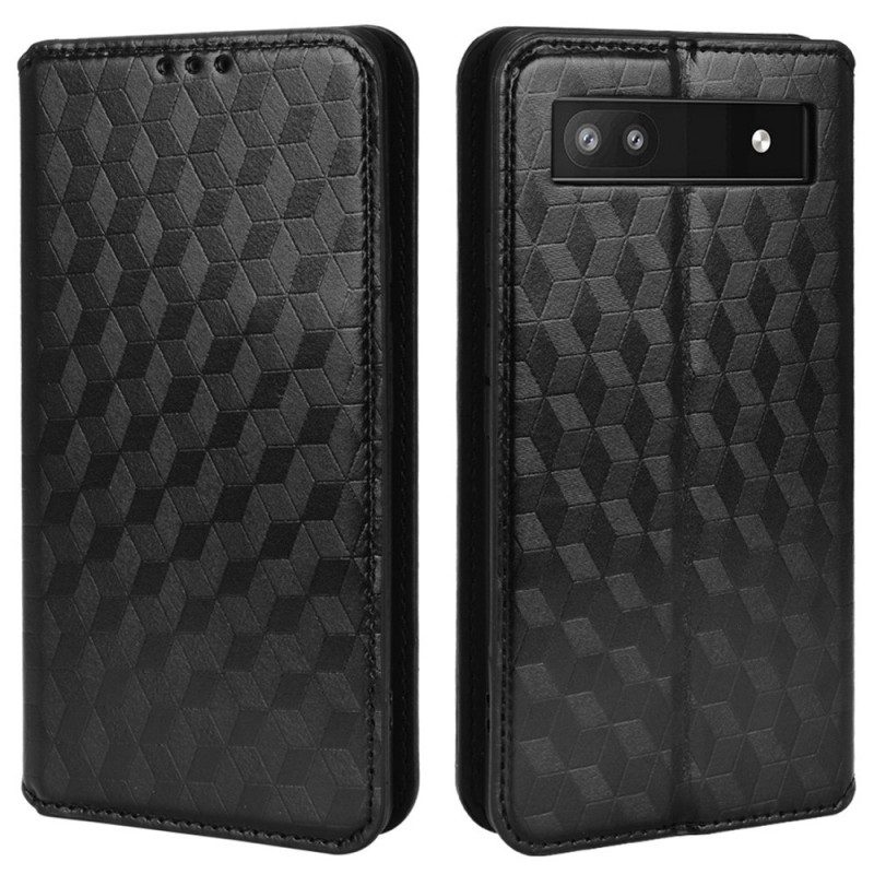 Schutzhülle Für Google Pixel 6A Flip Case 3d-würfel