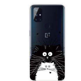 Handyhülle Für OnePlus Nord N100 Schauen Sie Sich Die Katzen An