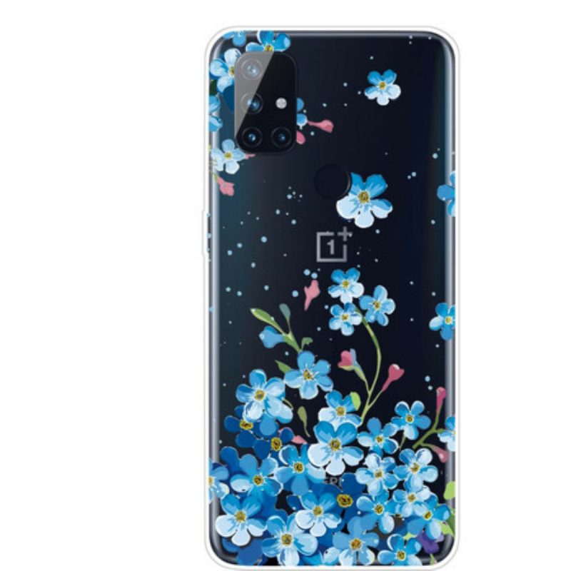 Hülle Für OnePlus Nord N100 Blaue Blumen