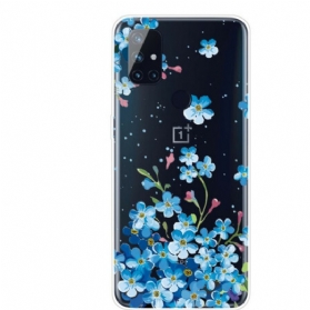 Hülle Für OnePlus Nord N100 Blaue Blumen