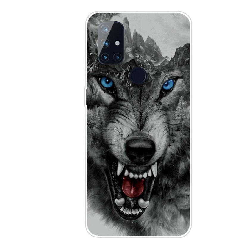 Hülle Für OnePlus Nord N100 Erhabener Wolf