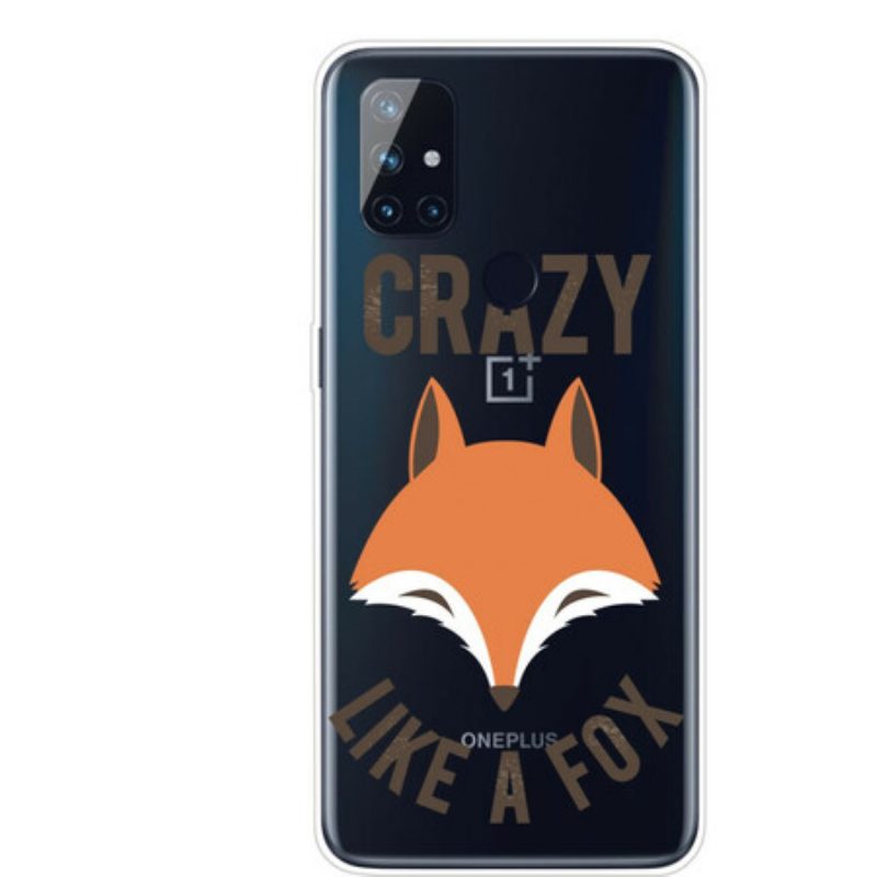 Hülle Für OnePlus Nord N100 Fuchs / Verrückt Wie Ein Fuchs