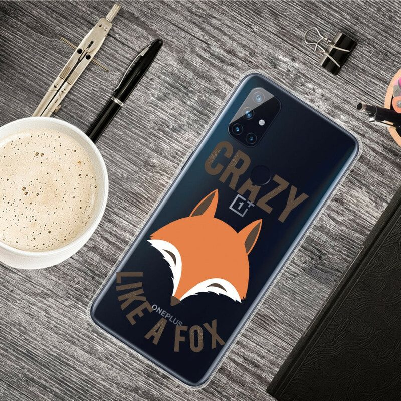 Hülle Für OnePlus Nord N100 Fuchs / Verrückt Wie Ein Fuchs