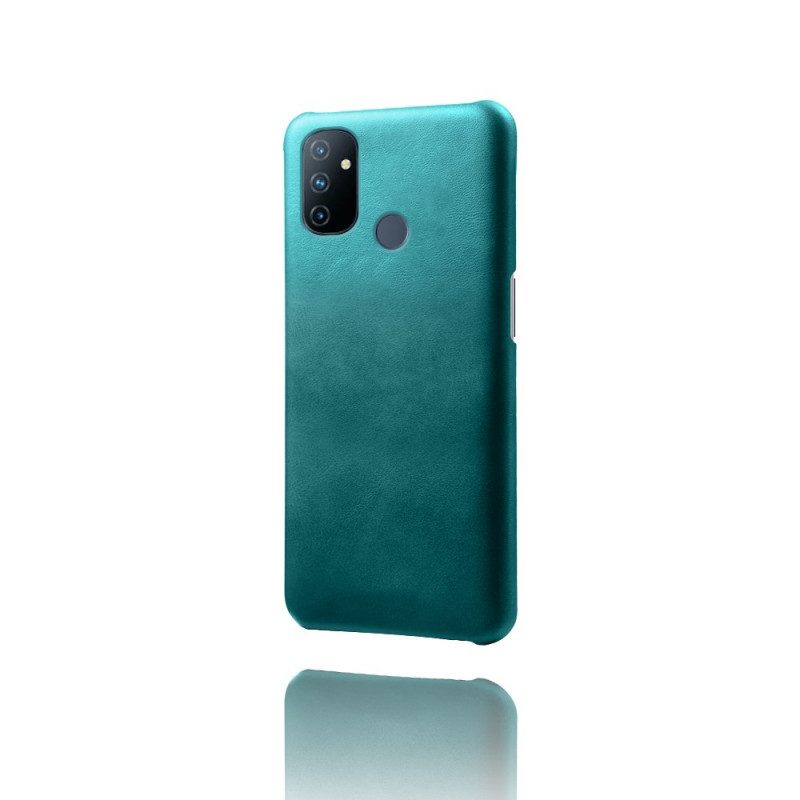 Hülle Für OnePlus Nord N100 Ledereffekt