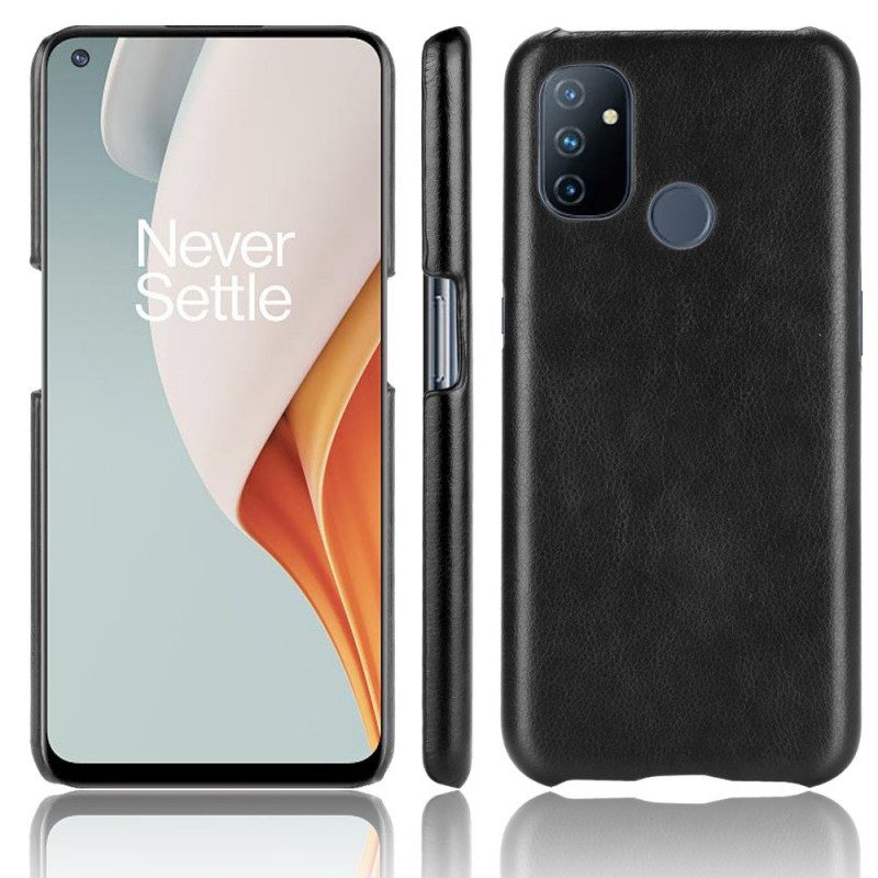 Hülle Für OnePlus Nord N100 Litchi Performance Ledereffekt