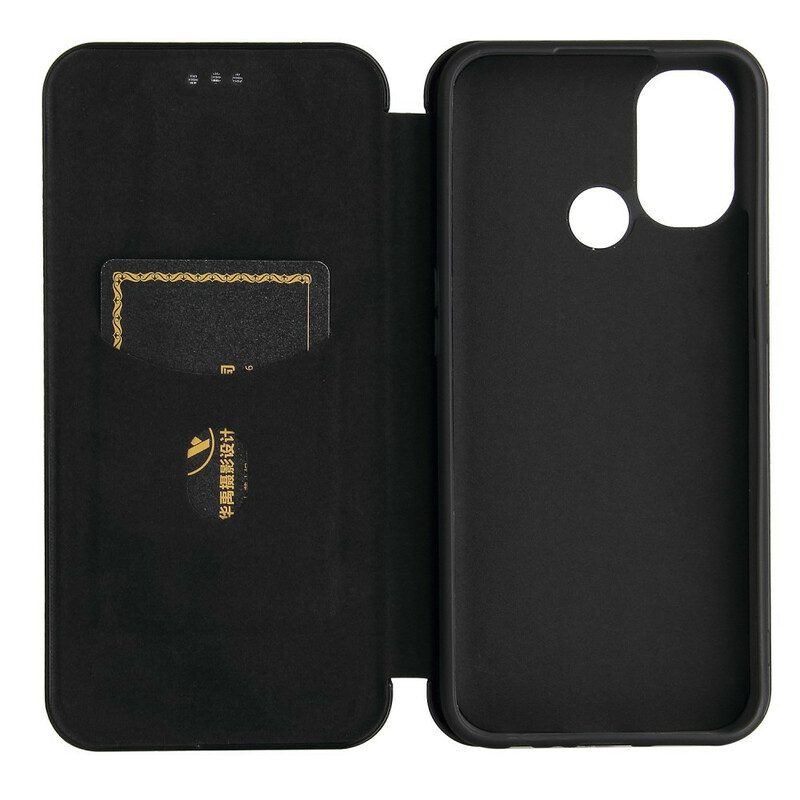 Schutzhülle Für OnePlus Nord N100 Flip Case Kohlefaser