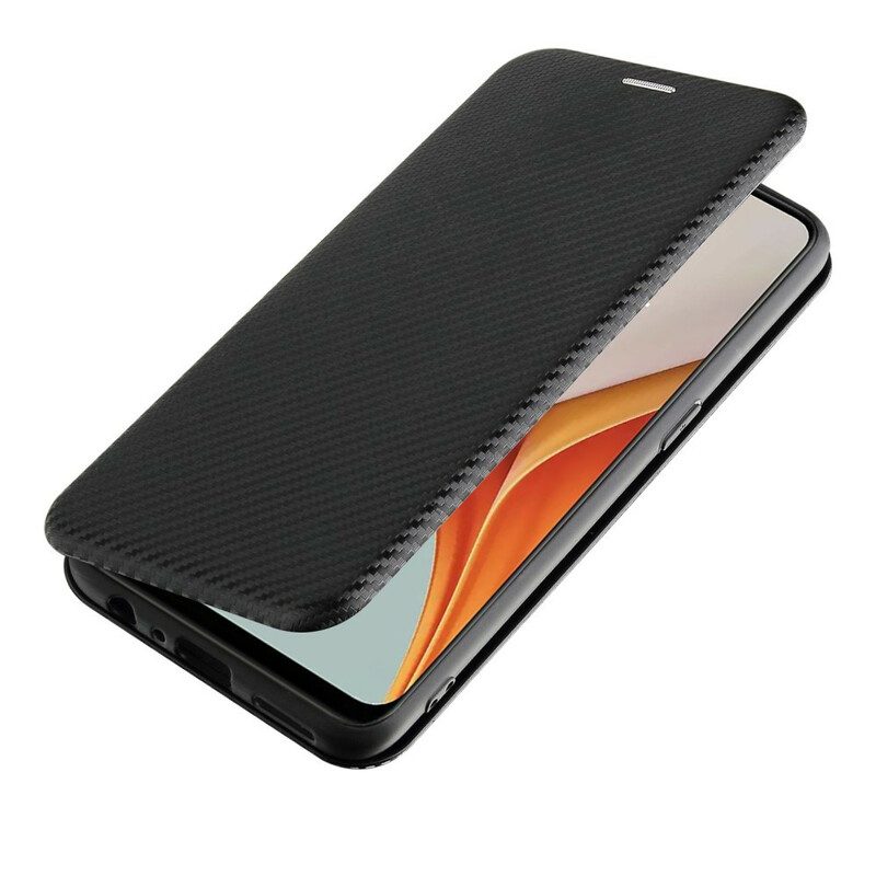 Schutzhülle Für OnePlus Nord N100 Flip Case Kohlefaser