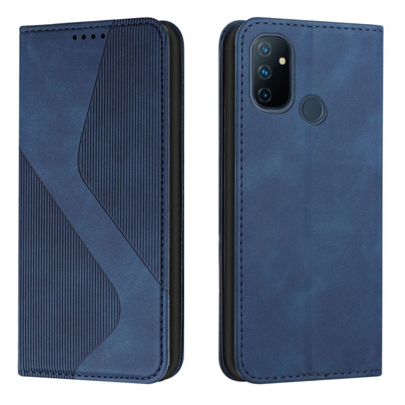 Schutzhülle Für OnePlus Nord N100 Flip Case S-design Im Lederstil