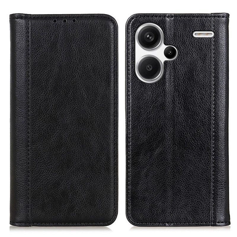 Flip Case Für Xiaomi Redmi Note 13 Pro Plus 5g Retro-spaltleder