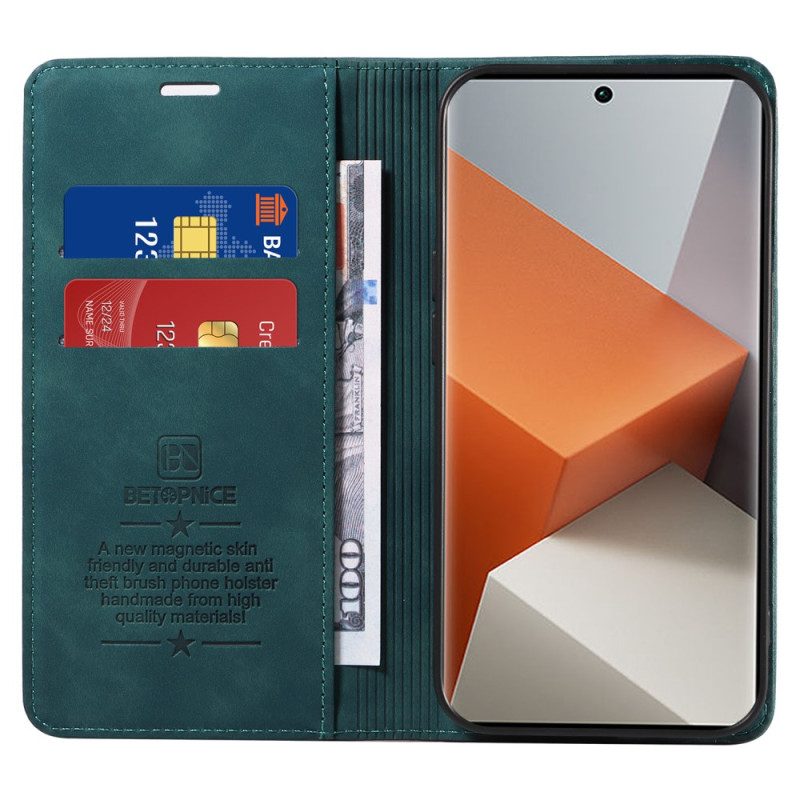 Flip Case Xiaomi Redmi Note 13 Pro Plus 5g Mit Betopnice Rfid-blockierung