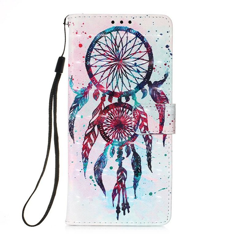 Flip Case Für Samsung Galaxy S20 FE Aquarell-traumfänger