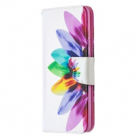 Flip Case Für Samsung Galaxy S20 FE Aquarellblume