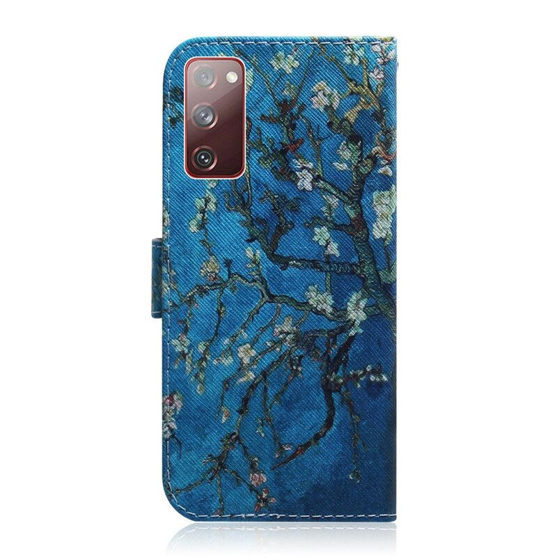 Flip Case Für Samsung Galaxy S20 FE Blühender Baumzweig